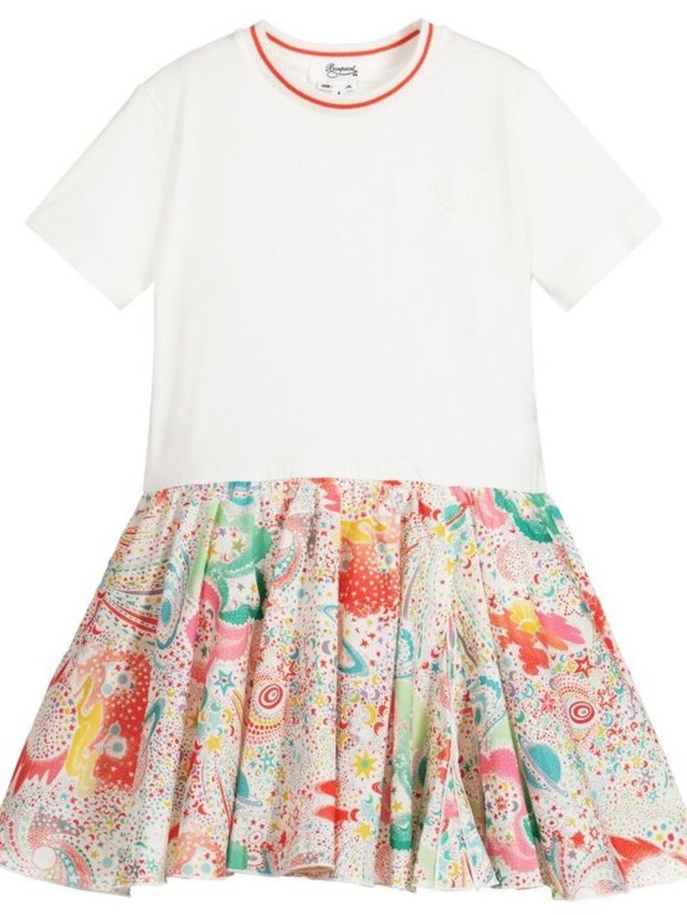 Bonpoint Floral Dress, White & Floral, 10Y